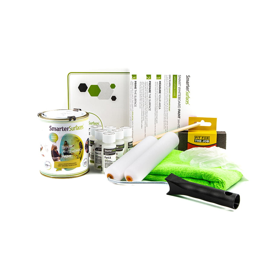 Clear Whiteboard Paint Full Kit