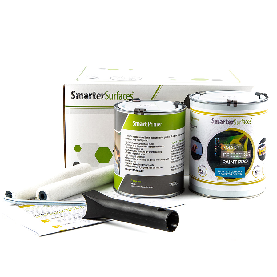 White projector screen paint pro kit