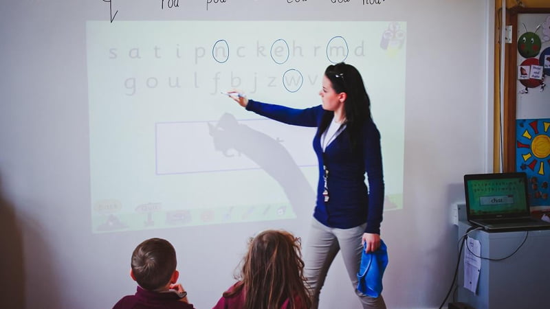 Rathoath Junior School - whiteboard paint for walls