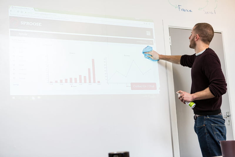 Cleaning and Maintaining Projector Wallcoverings