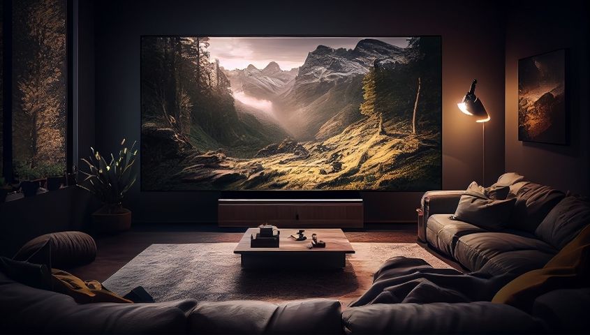 Black Projection Paint for Living Room
