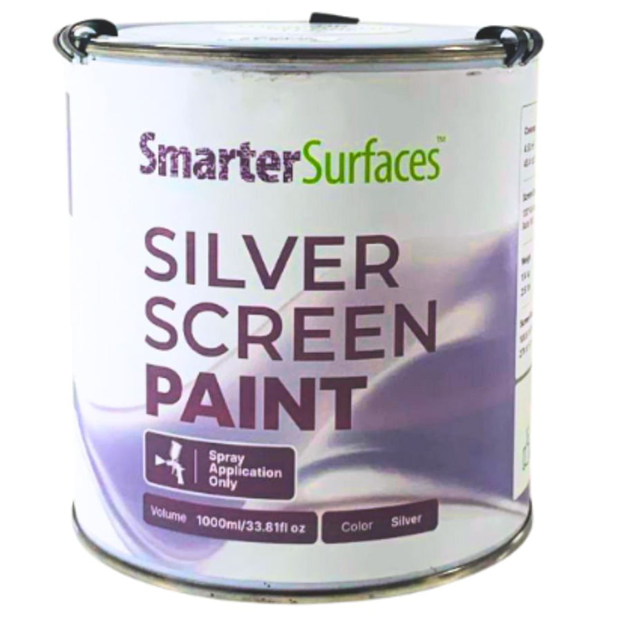 Silver Screen Paint from Smarter Surfaces is a 3D projection paint